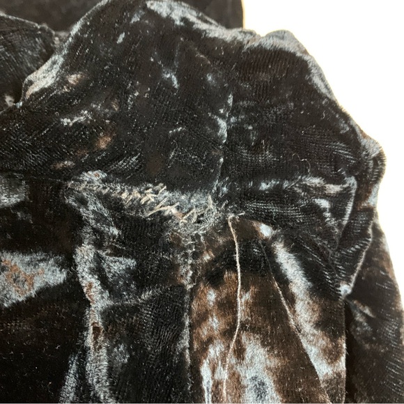 Vintage 1980s Tan-Chho Black Gold Embellished Tent Duster Coat Sold As Is - Picture 3 of 14